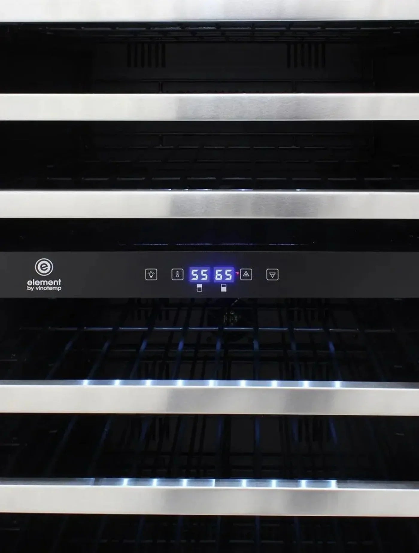 Vinotemp Dual-Zone Wine Cooler - EL-142SDST