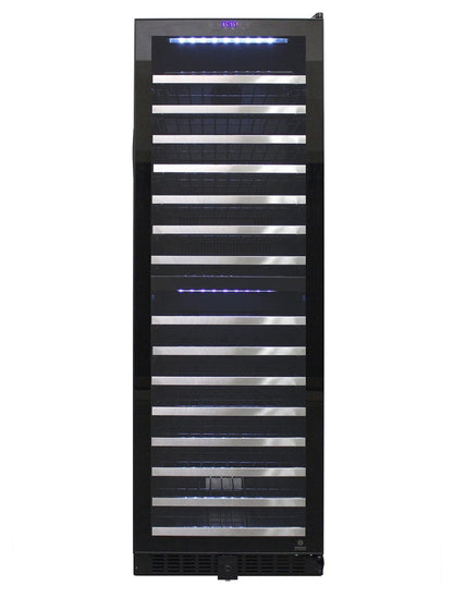 Vinotemp 155-Bottle Dual-Zone Wine Cooler (Both Right or Left Hinge Options Available) - EL-142TSST