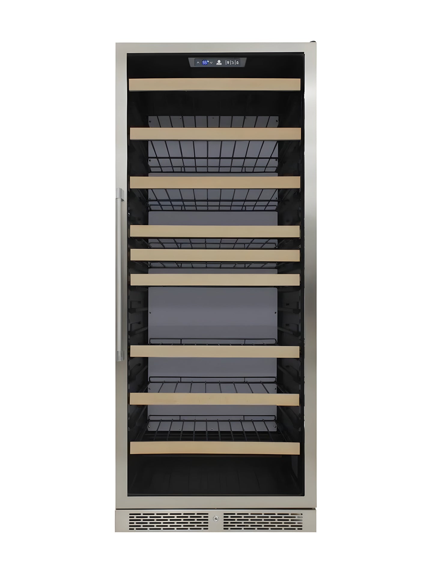 Vinotemp 173-Bottle White Backlit Panel Commercial Single-Zone Wine Cooler - EL-300DSWL