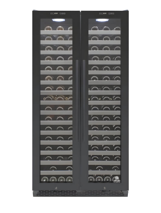 Vinotemp 36-Inch Double Door Wine Cooler - EL-36TD180
