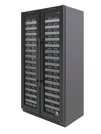Vinotemp 36-Inch Double Door Wine Cooler - EL-36TD180