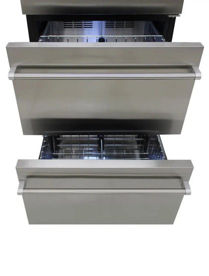 Vinotemp Stainless Steel Wine & Beverage Cooler (Right Hinge) - EL-BWC108-SS