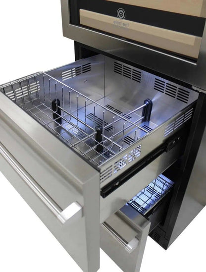 Vinotemp Stainless Steel Wine & Beverage Cooler (Right Hinge) - EL-BWC108-SS