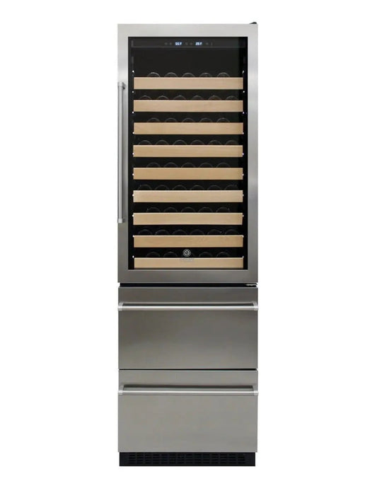 Vinotemp Stainless Steel Wine & Beverage Cooler (Right Hinge) - EL-BWC108-SS