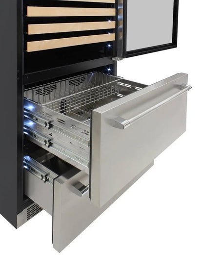 Vinotemp Wine Cooler & Drawer - EL-BWC30TB-S