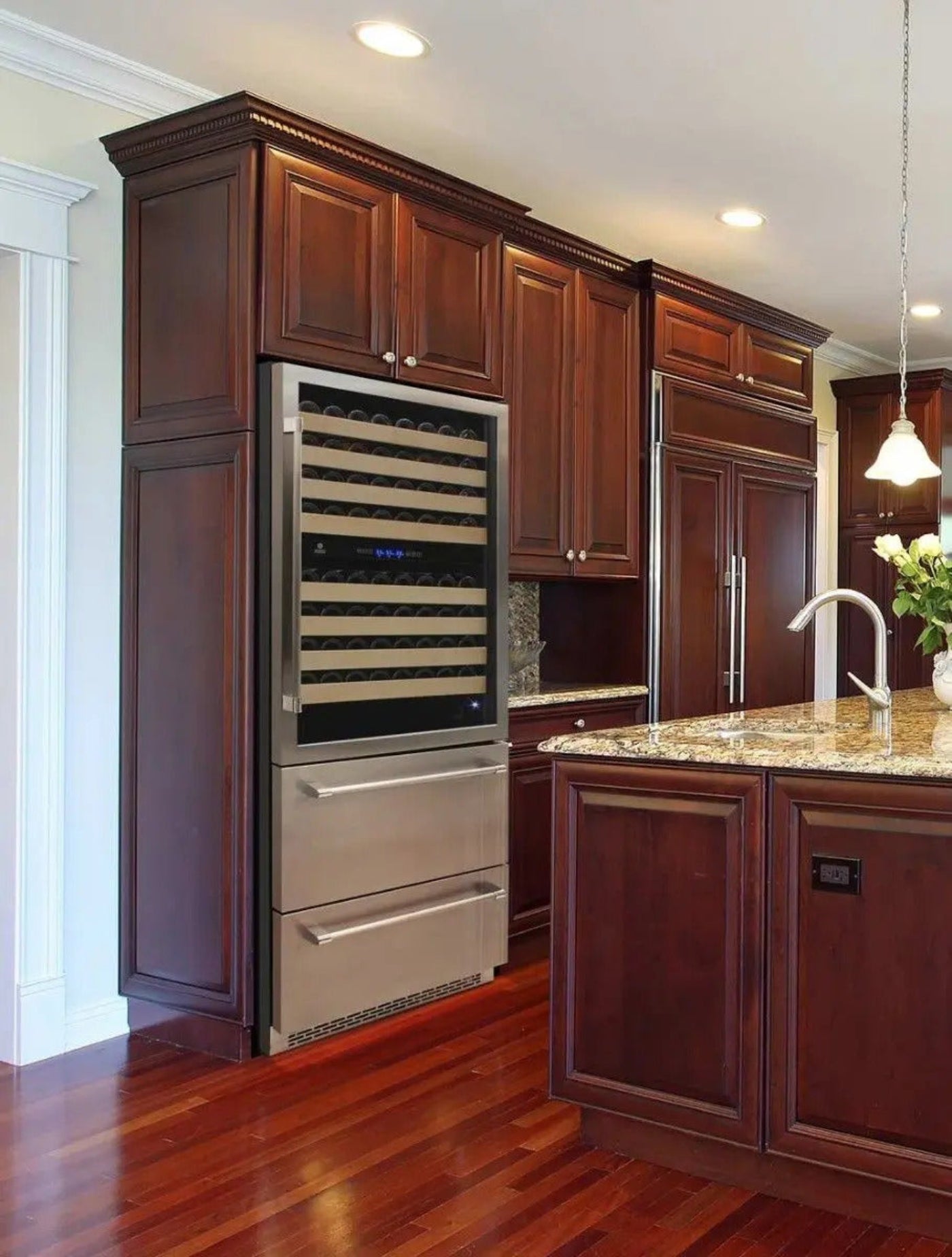 Vinotemp Wine Cooler & Drawer - EL-BWC30TB-S