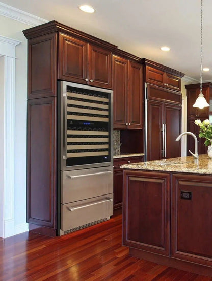 Vinotemp Wine Cooler & Drawer - EL-BWC30TB-S