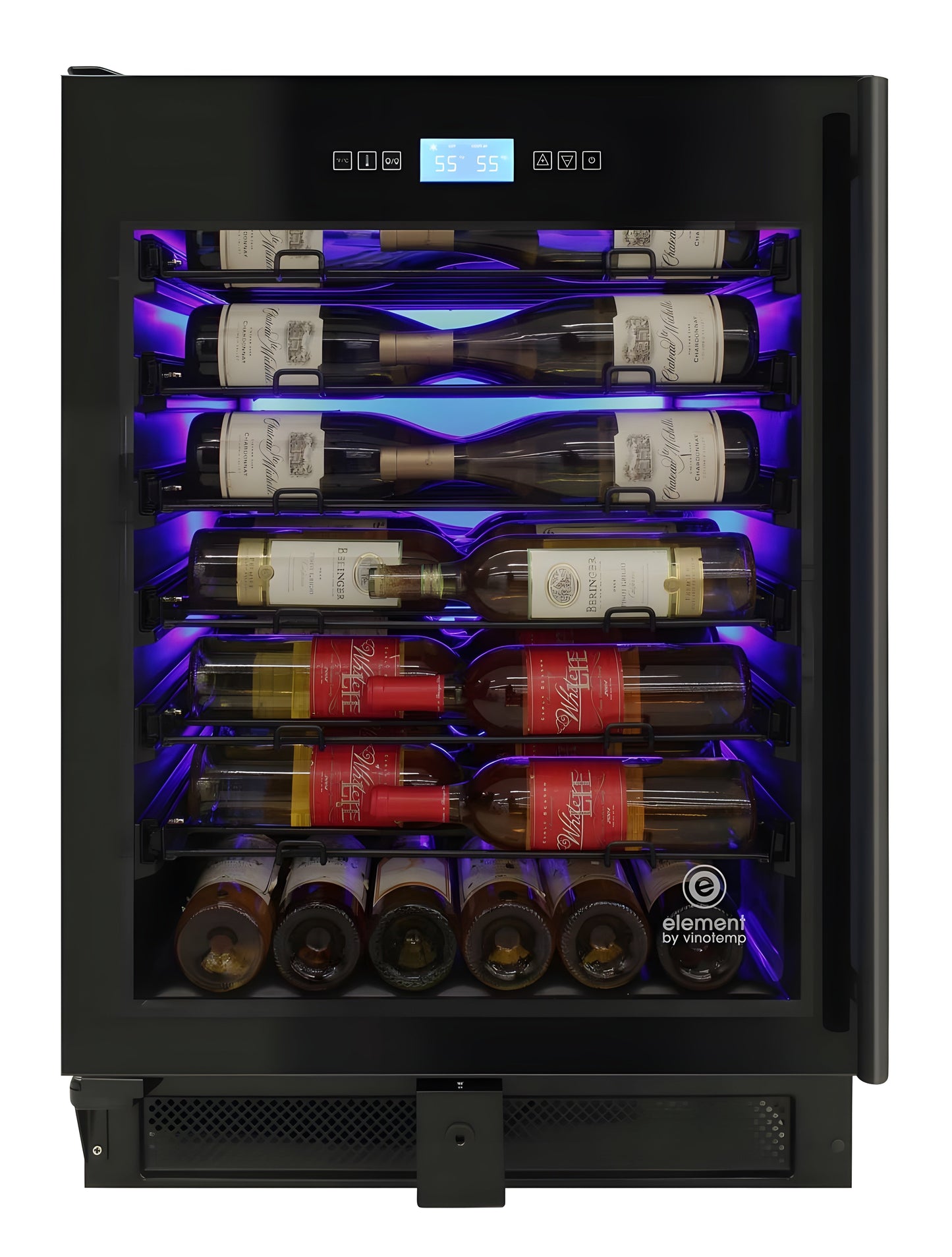 41-Bottle Single-Zone Wine Cooler (Black)  - EL-WCU103-02