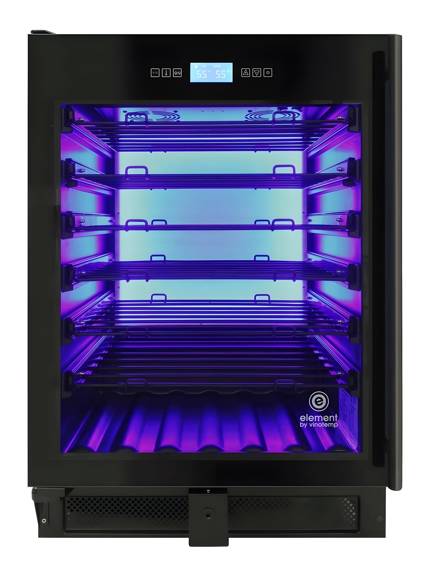 Vinotemp 41-Bottle Single-Zone Wine Cooler (Black) - Left Hinge - EL-WCU110-02