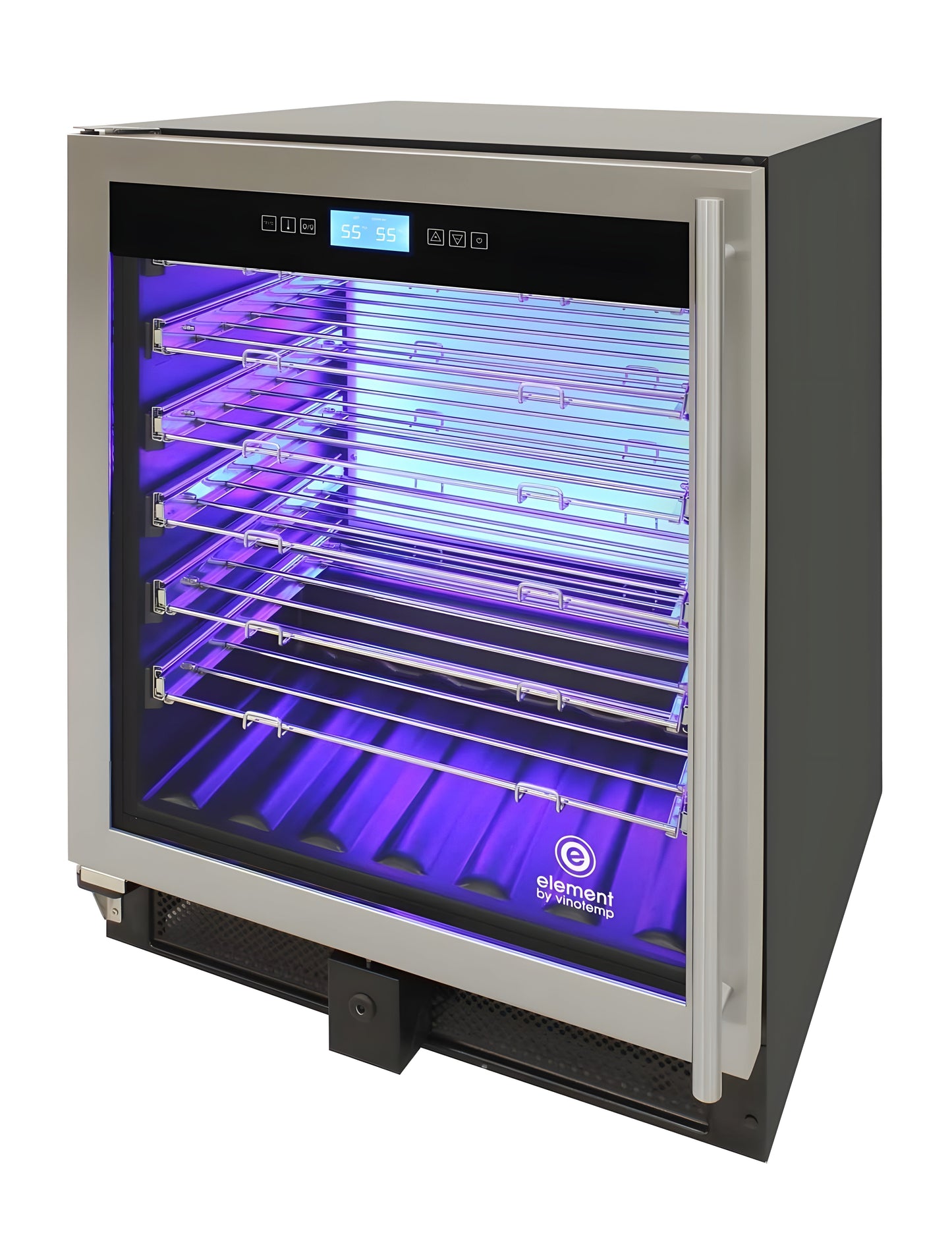 Vinotemp 41-Bottle Single-Zone Wine Cooler (Stainless) - Left Hinge - EL-WCU111-02