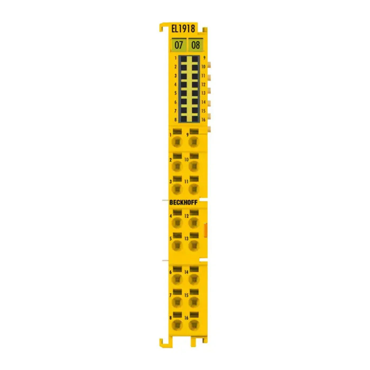 BECKHOFF EtherCAT Terminal, 8-channel digital input, 24 V DC, TwinSAFE, TwinSAFE Logic - EL1918