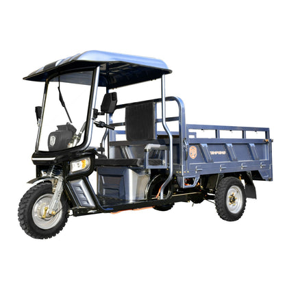 Chery Industrial [CLEARANCE] 1500W Electric Cargo Tricycle Truck with Canopy - C_JINETHA180P