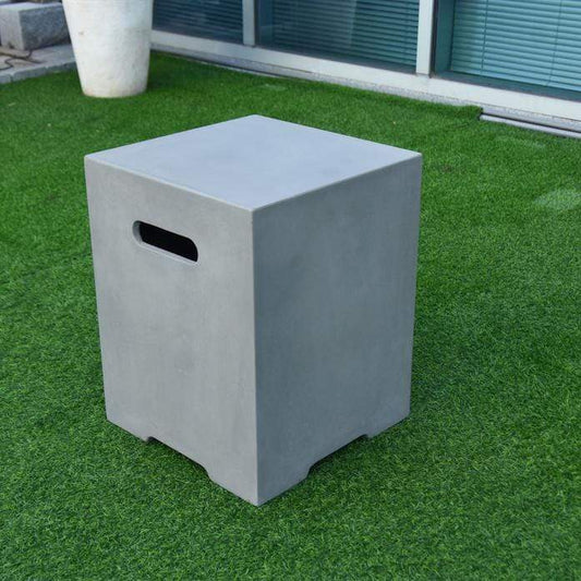 Elementi - Square Concrete Propane Tank Cover ONB01-109