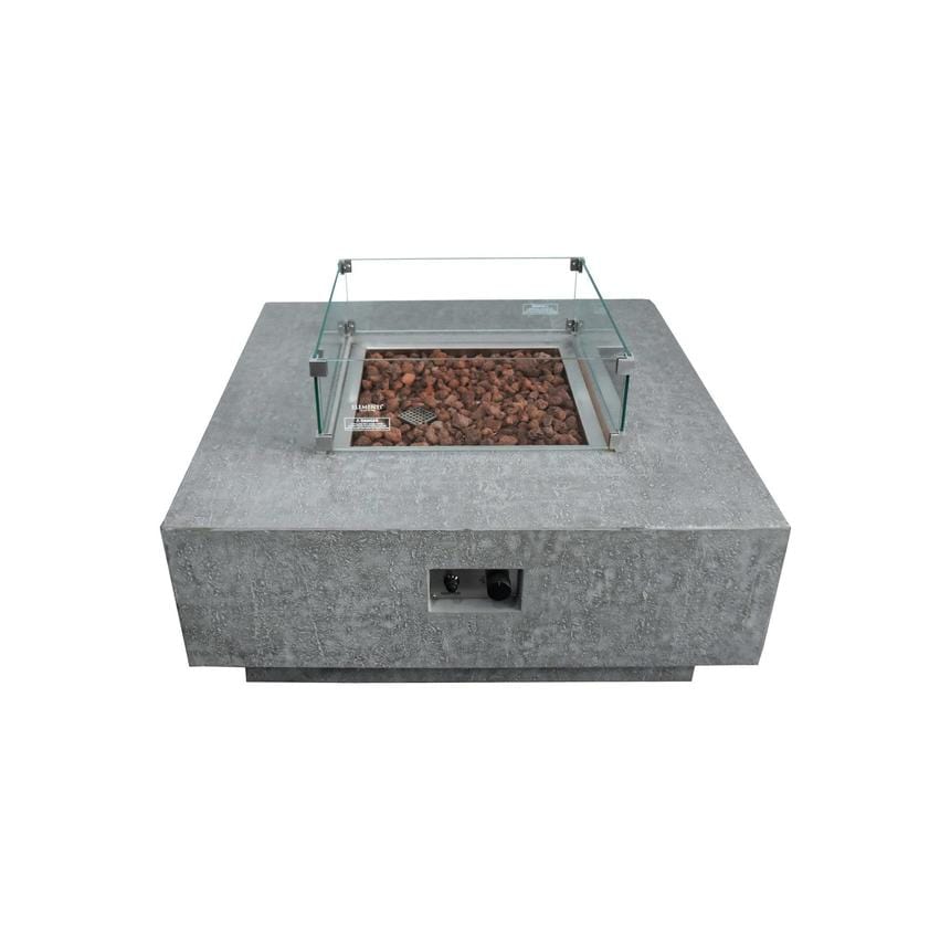 Elementi - Wind Screen Accessory for Manhattan, Birmingham, and Naples Fire Table OFG103-WS