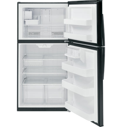 GE APPLIANCES GIE21GTHBB GE(R) ENERGY STAR(R) 21.1 Cu. Ft. Top-Freezer Refrigerator - GIE21GTHBB-KT