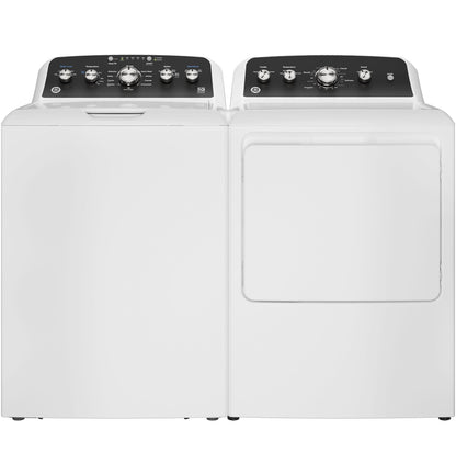 GE APPLIANCES GTD48EASWWB GE(R) 7.2 cu. ft. Capacity Electric Dryer with Up To 120 ft. Venting and Extended Tumble - GTD48EASWWB-KT