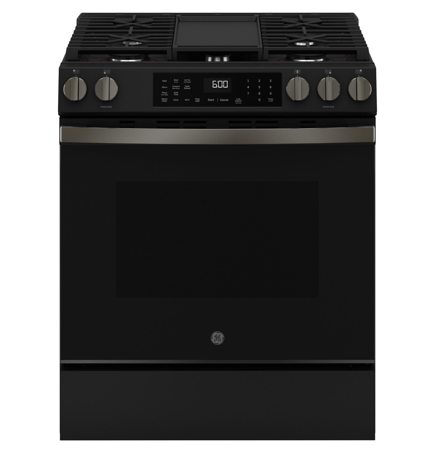 GE APPLIANCES GGS600AVDS GE(R) 30" Slide-In Front-Control Convection Gas Range with No Preheat Air Fry and EasyWash(TM) Oven Tray - GGS600AVDS-KT