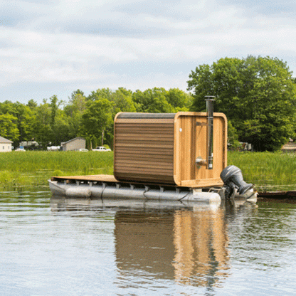 Dundalk Leisure Knotty Cedar Outdoor Luna Sauna - 862LUE