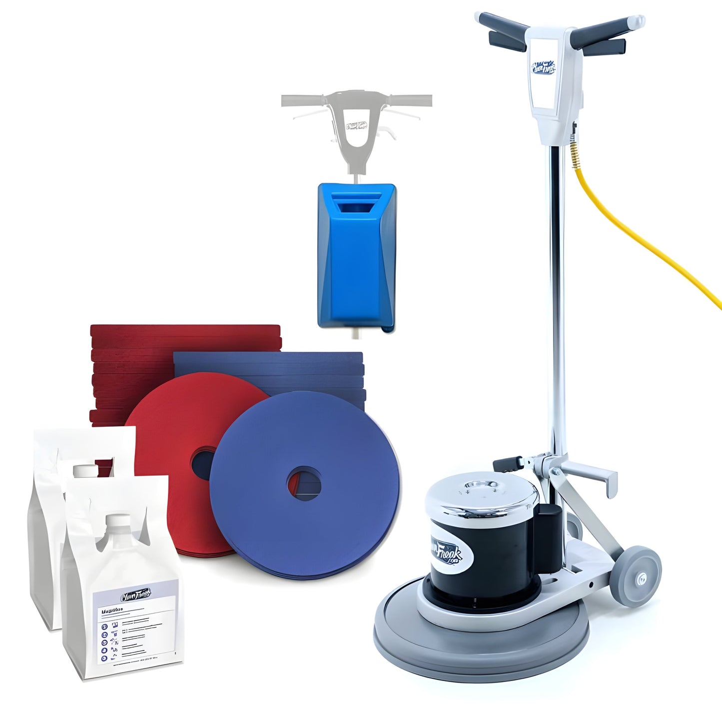 CleanFreak 17" Floor Buffer Commercial Floor Cleaning Package - FLR-PACKAGE1