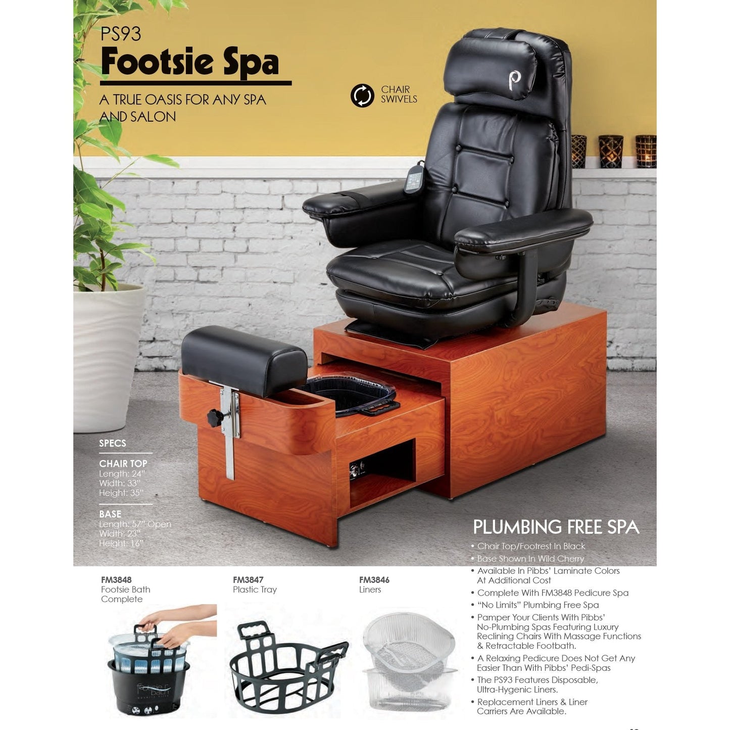 Pibbs Footsie Pedicure Spa Pibbs - PIB-PS-93