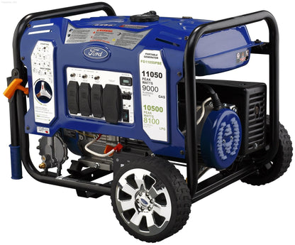 Ford-FG11050PBE 11,050W Dual Fuel Portable Generator with Switch & Go Technology - PowerGen USA - FG11050PBE