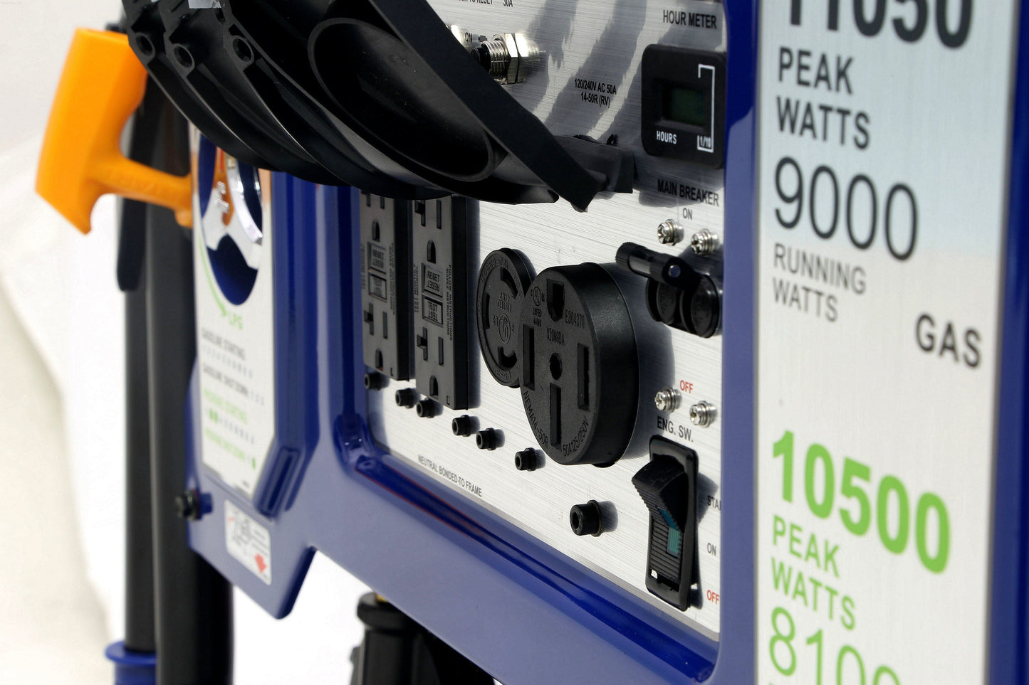 Ford-FG11050PBE 11,050W Dual Fuel Portable Generator with Switch & Go Technology - PowerGen USA - FG11050PBE