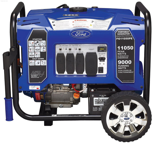 Ford-FG11050PE 11,050W Peak/9,000w Rated Portable Gas Powered Generator - PowerGen USA - FG11050PE