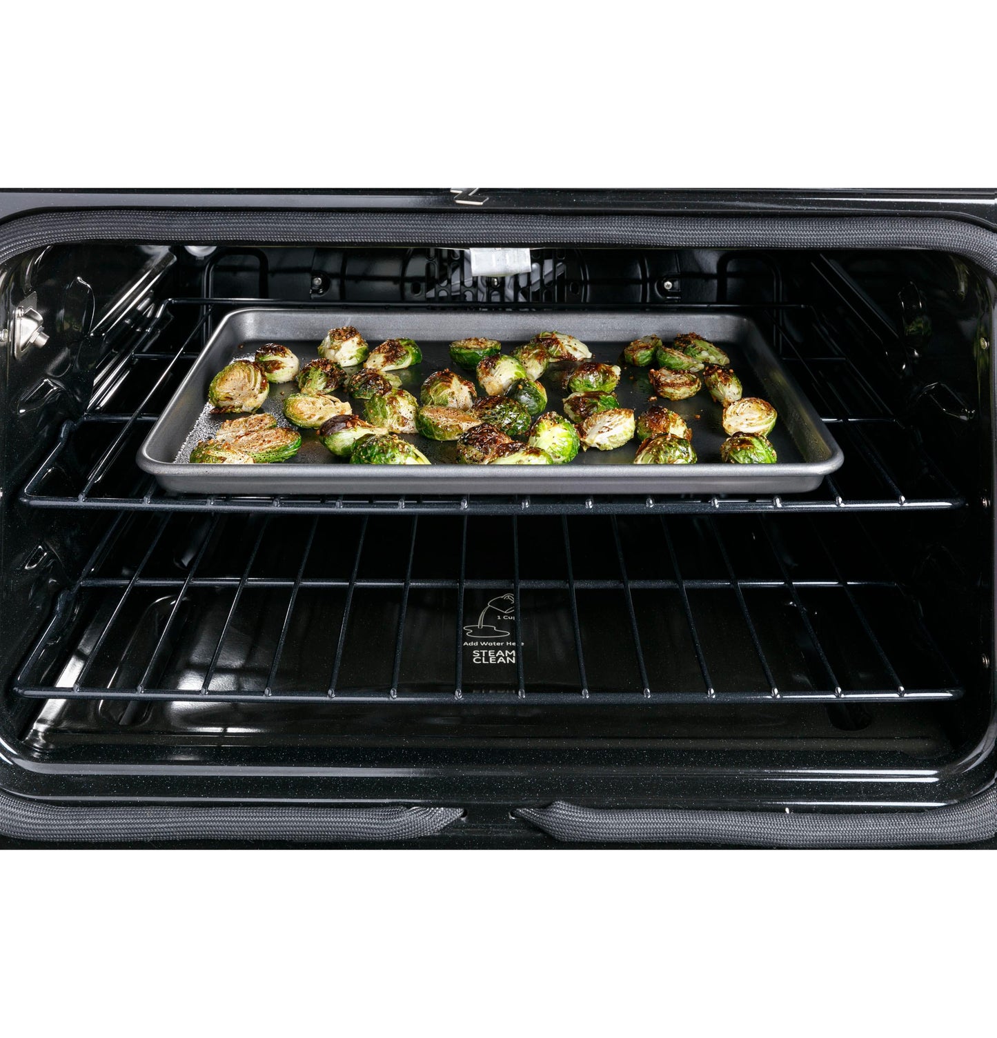 CAFE CGS750P2MS1 CAFé 30" Smart Slide-In, Front-Control, Gas Double-Oven Range with Convection in Stainless Steel - CGS750P2MS1
