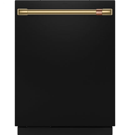 CAFE CDT888P3VD1 CAFé™ CustomFit ENERGY STAR Stainless Interior Smart Dishwasher with Ultra Wash Top Rack and Dual Convection Ultra Dry, LED Lights, 39 dBA Black - CDT888P3VD1