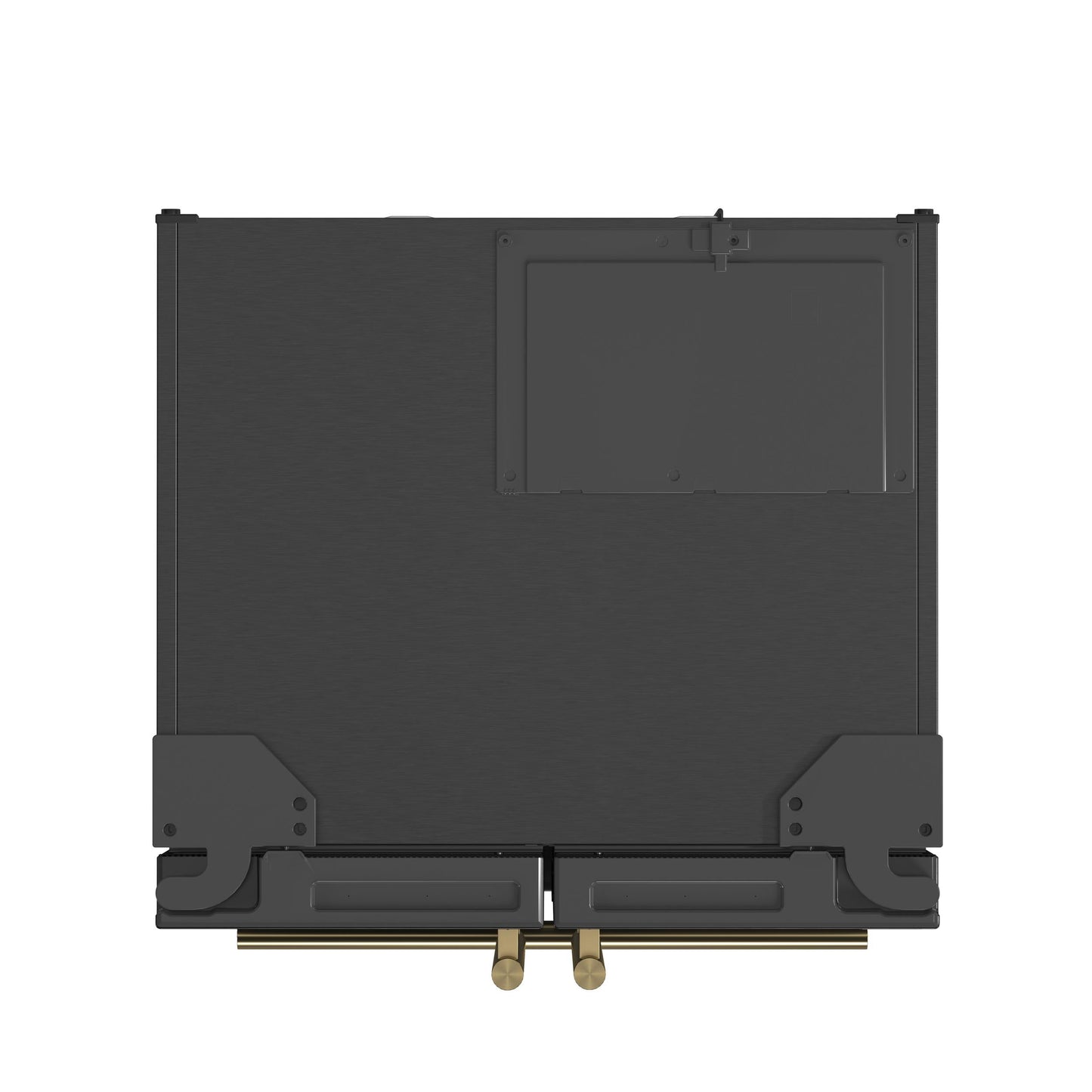 FORNO FFFFD197431BLK Forno Gallipoli Espresso 30-Inch Black French Door Refrigerator, Bottom Freezer, 17.5 Cu. Ft., No Frost, Ice Maker