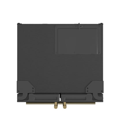 FORNO FFFFD197431BLK Forno Gallipoli Espresso 30-Inch Black French Door Refrigerator, Bottom Freezer, 17.5 Cu. Ft., No Frost, Ice Maker