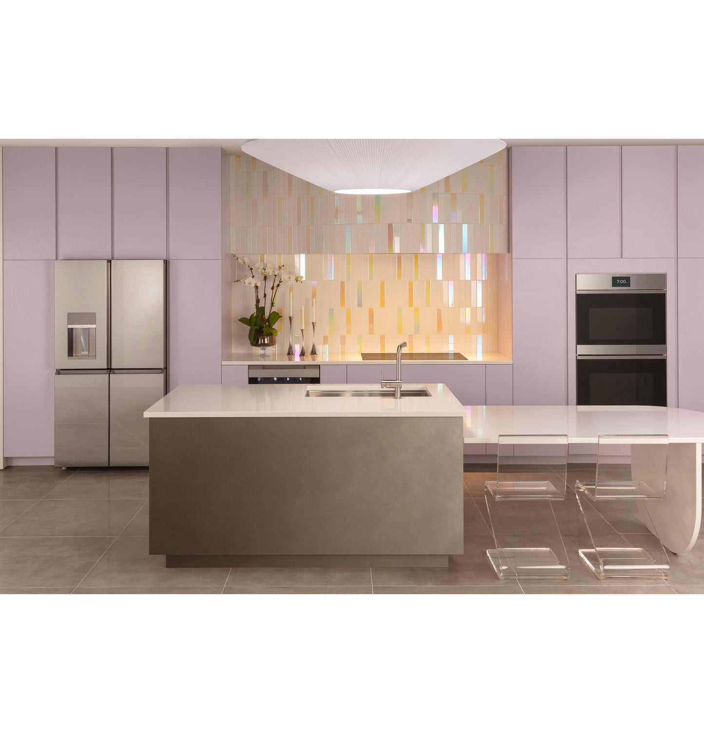 CAFE UVC9360SLSS 36" Smart Designer Custom Insert w/ Dimmable LED Lighting in Stainless Steel - UVC9360SLSS