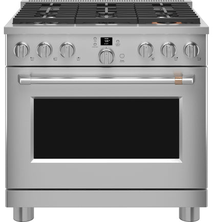 CAFE CGY366P2TS1 CAFé36" Smart All-Gas Commercial-Style Range with 6 Burners (Natural Gas) in Stainless Steel - CGY366P2TS1