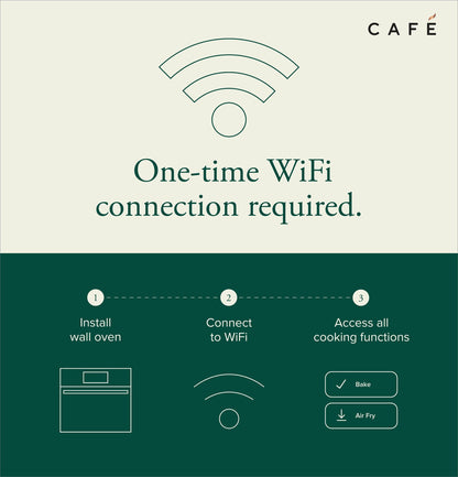 CAFE CTD90DM2NS5 CAFé 30" Smart Built-In Convection Double Wall Oven in Platinum Glass Gray - CTD90DM2NS5