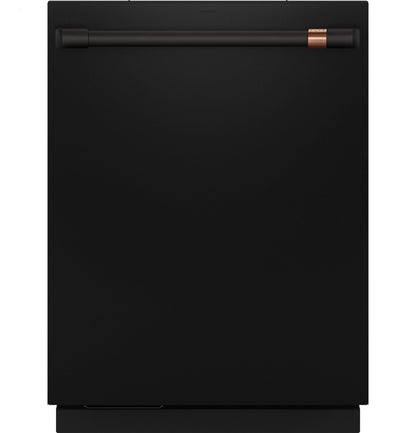 CAFE CDT888P3VD1 CAFé™ CustomFit ENERGY STAR Stainless Interior Smart Dishwasher with Ultra Wash Top Rack and Dual Convection Ultra Dry, LED Lights, 39 dBA Black - CDT888P3VD1