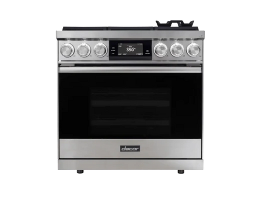 DACOR DOP36C86DLS 36" Range, in Stainless Steel, Natural Gas & Liquid Propane - DOP36C86DLS