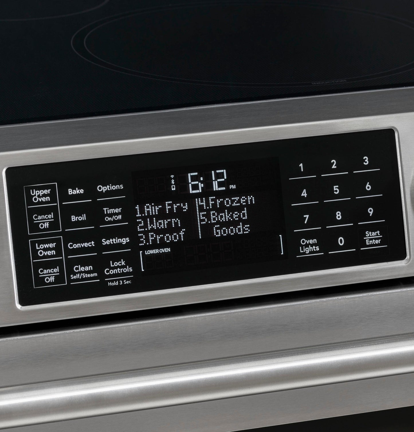 CAFE CHS950P2MS1 CAFé 30" Smart Slide-In, Front-Control, Induction and Convection Double-Oven Range in Stainless Steel - CHS950P2MS1