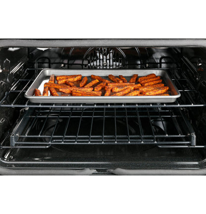CAFE CHS950P2MS1 CAFé 30" Smart Slide-In, Front-Control, Induction and Convection Double-Oven Range in Stainless Steel - CHS950P2MS1