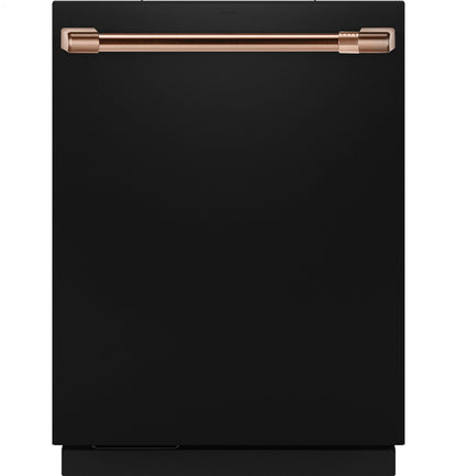 CAFE CDT888P3VD1 CAFé™ CustomFit ENERGY STAR Stainless Interior Smart Dishwasher with Ultra Wash Top Rack and Dual Convection Ultra Dry, LED Lights, 39 dBA Black - CDT888P3VD1