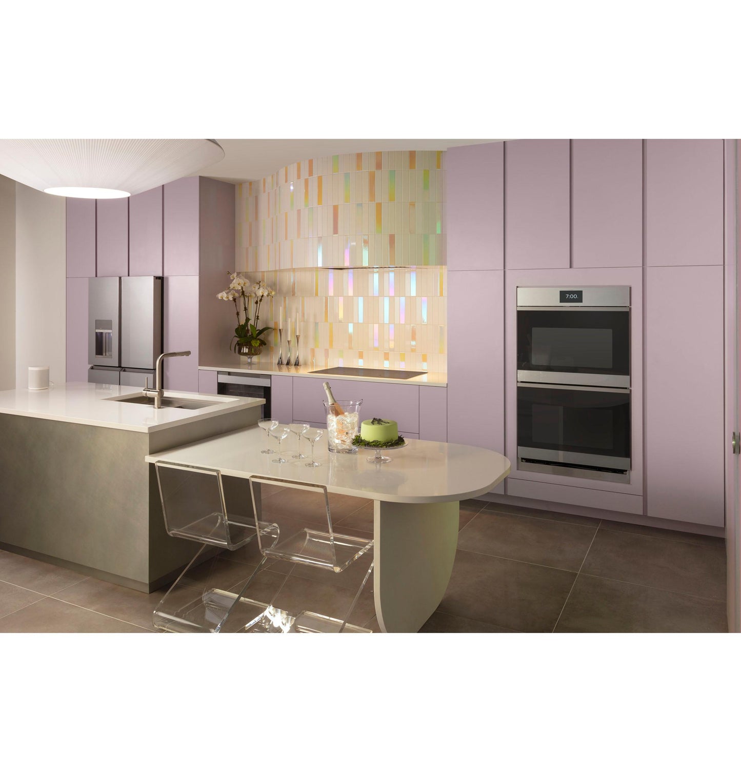 CAFE CTD90DM2NS5 CAFé 30" Smart Built-In Convection Double Wall Oven in Platinum Glass Gray - CTD90DM2NS5