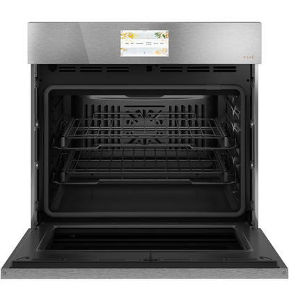 CAFE CTS90DM2NS5 CAFé 30" Smart Built-In Convection Single Wall Oven in Platinum Glass Gray - CTS90DM2NS5