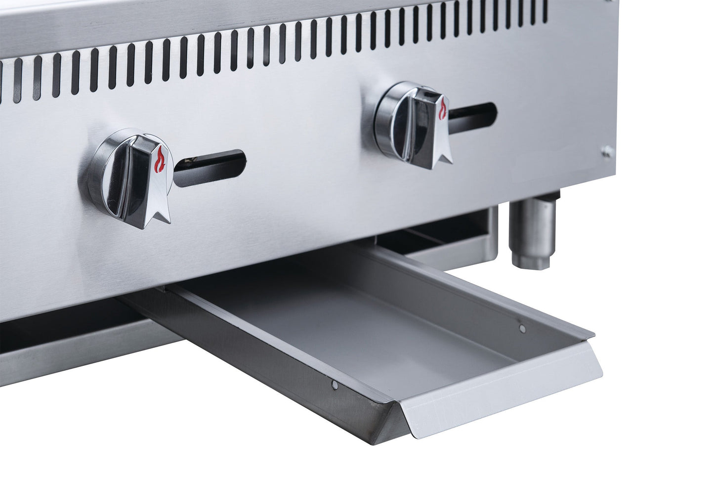 Chef AAA Commercial 36 in. Countertop with Griddle with 3 Burners NG - TCGM36