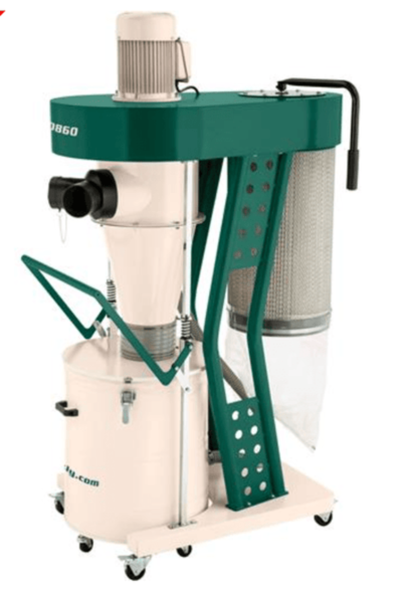 U.S Industrial Grizzly G0860 - 1-1/2 HP Portable Cyclone Dust Collector