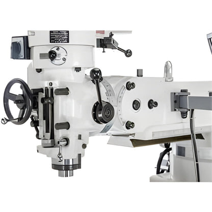 U.S Industrial Grizzly Industrial 10" x 50" 3 HP Variable-Speed Vertical Mill with Power Feed and DRO