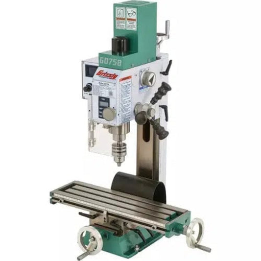 U.S Industrial Grizzly Industrial 6" x 20" 3/4 HP Mill/Drill - G0758