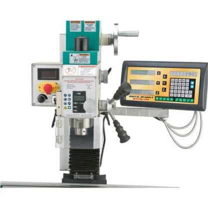 U.S Industrial Grizzly Industrial 7" x 27" 1 HP Mill/Drill with Stand and DRO