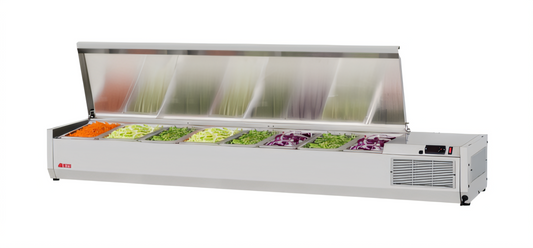 Turbo Air E-line Refrigerated Prep Tables - CTST-1800-13-N