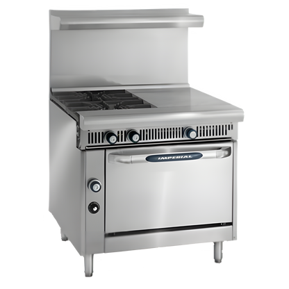 Imperial (Middleby) Spec Series Gas Ranges - IHR-4-1HT-XB