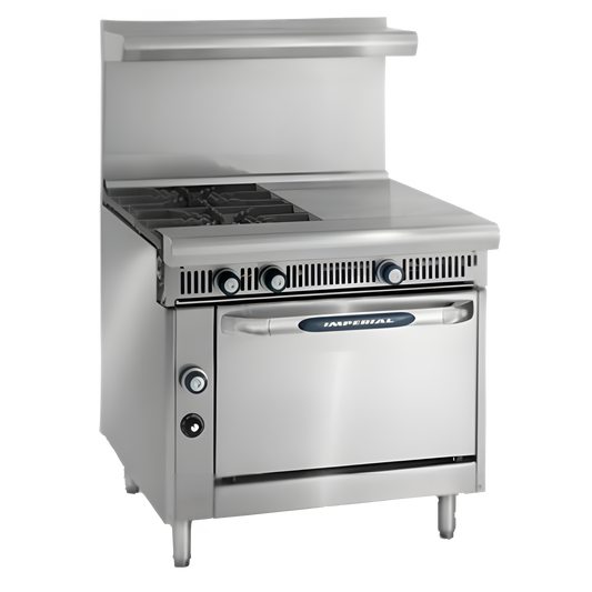 Imperial (Middleby) Spec Series Gas Ranges - IHR-4-1HT-XB
