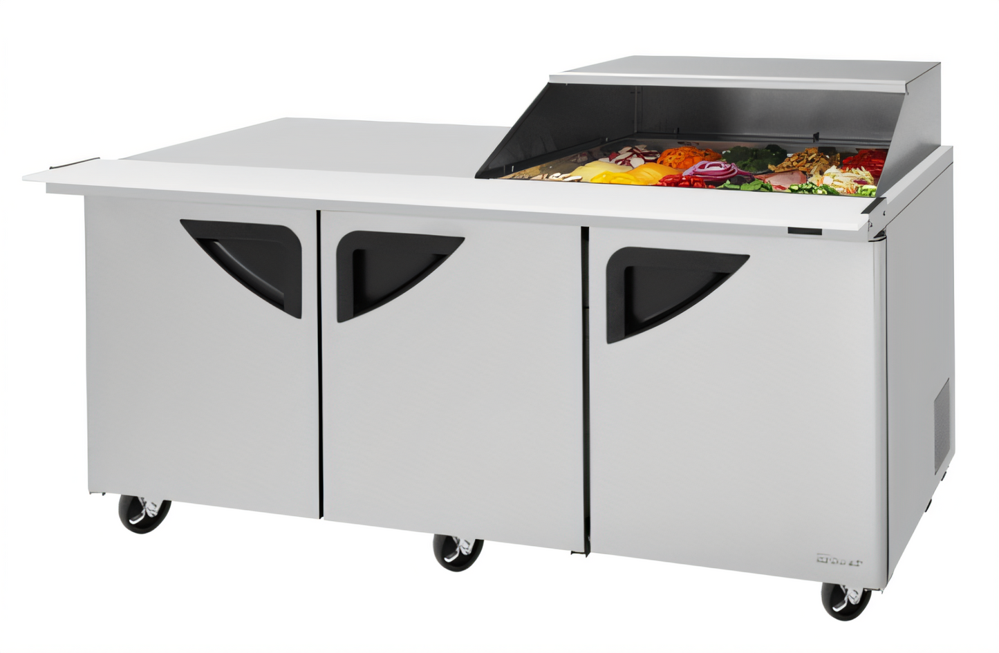 Turbo Air TST-72SD-15M-N-SL(-LW) Super Deluxe Refrigerated Prep Tables - TST-72SD-15M-N-SL(-LW)